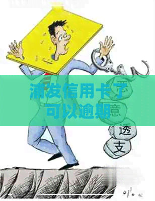 浦发信用卡了可以逾期