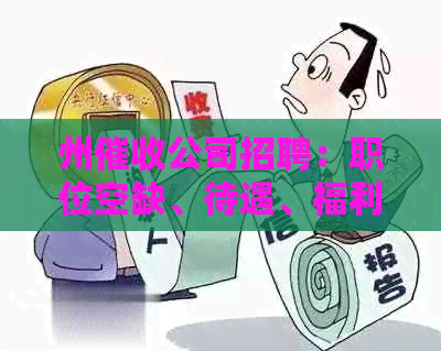 州公司招聘：职位空缺、待遇、福利、面试流程等全方位信息解析