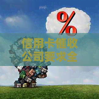 信用卡公司要求全款的合法性及相关问题解答
