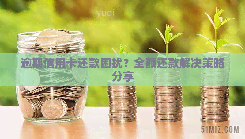 逾期信用卡还款困扰？全额还款解决策略分享