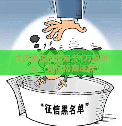 欠民生银行信用卡1万逾期一年，如何协商还款？