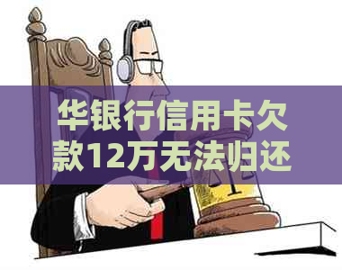 华银行信用卡欠款12万无法归还应对策略