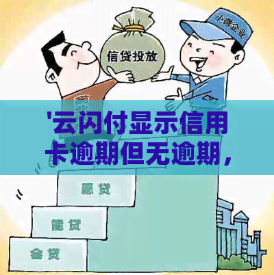 '云闪付显示信用卡逾期但无逾期，如何处理？'