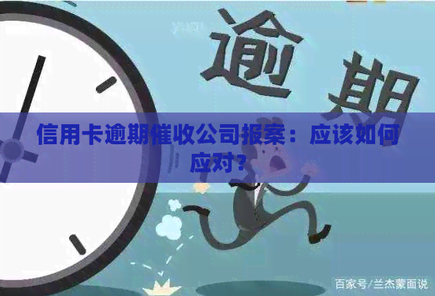 信用卡逾期公司报案：应该如何应对？
