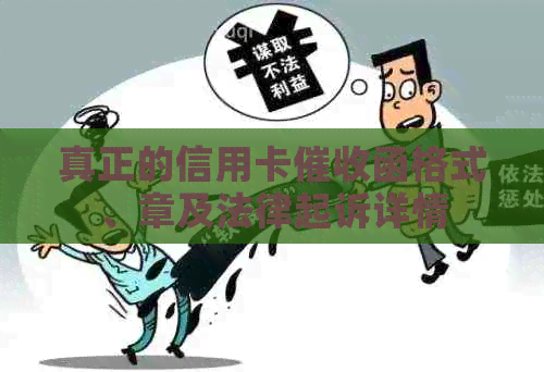 真正的信用卡函格式、章及法律起诉详情
