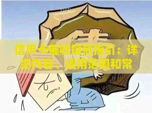 信用卡规范指引：详细内容、适用范围和常见问题解答