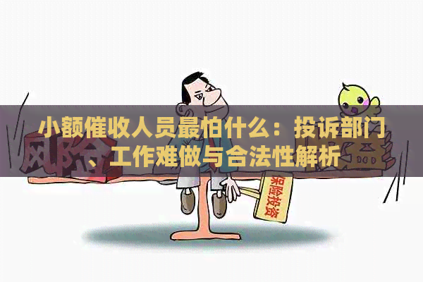 小额人员最怕什么：投诉部门、工作难做与合法性解析