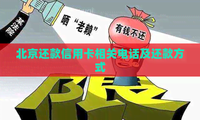 北京还款信用卡相关电话及还款方式