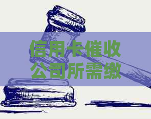 信用卡公司所需缴纳的税收种类及其相关问题解析