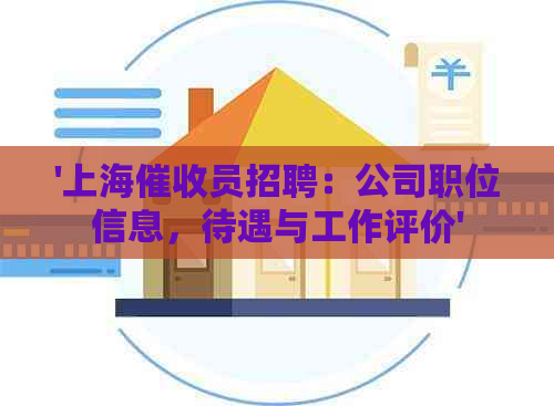 '上海员招聘：公司职位信息，待遇与工作评价'