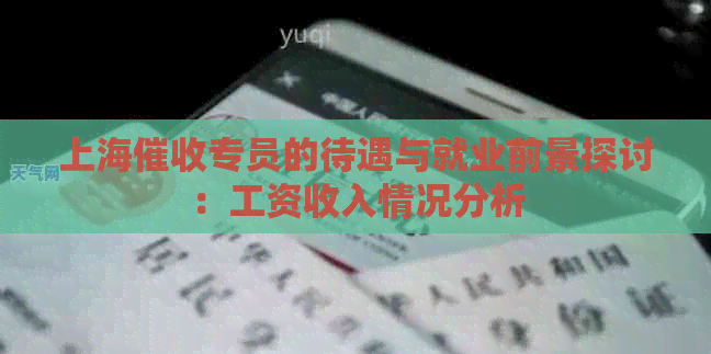 上海专员的待遇与就业前景探讨：工资收入情况分析