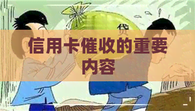 信用卡的重要内容