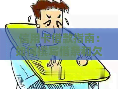 信用卡借款指南：如何撰写借条和欠条范本？