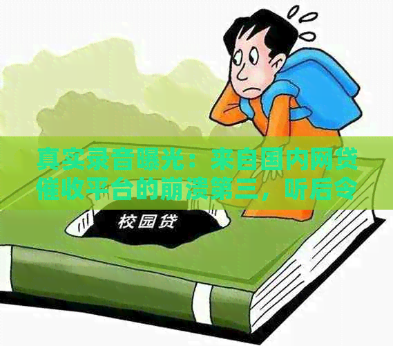 真实录音曝光：来自国内网贷平台的崩溃第三，听后令人震惊！