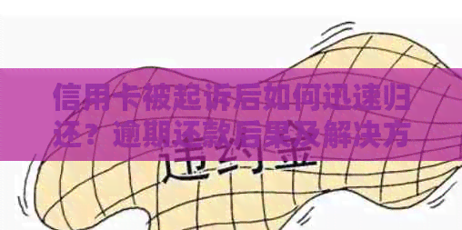 信用卡被起诉后如何迅速归还？逾期还款后果及解决方案全解析