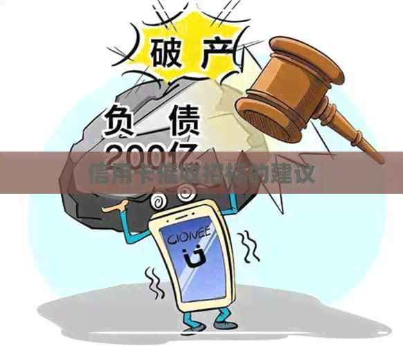 信用卡招标的建议