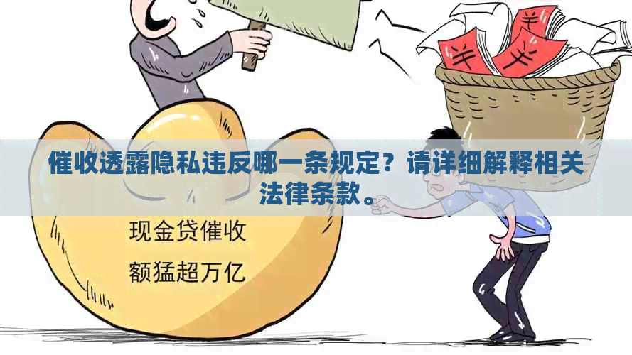 透露隐私违反哪一条规定？请详细解释相关法律条款。