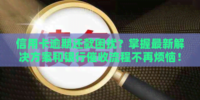信用卡逾期还款困扰？掌握最新解决方案和银行流程不再烦恼！