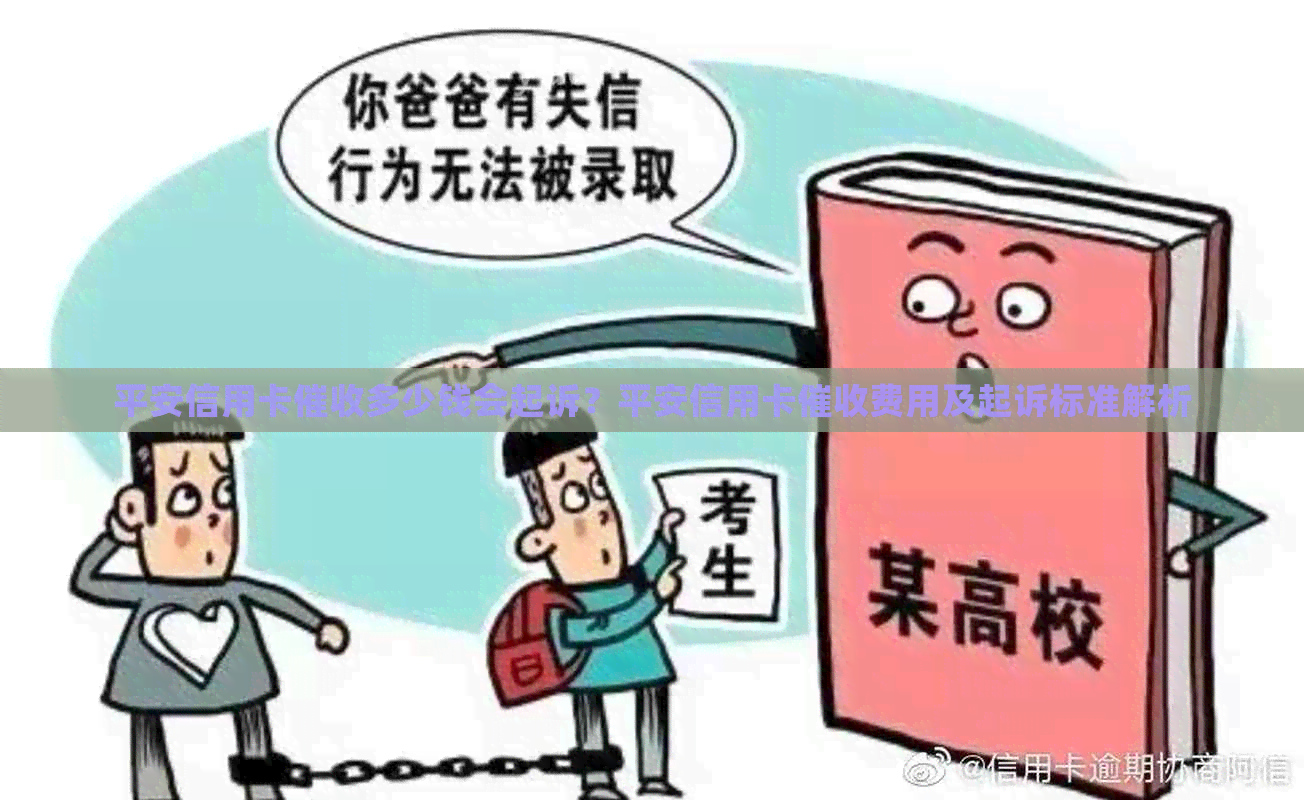平安信用卡多少钱会起诉？平安信用卡费用及起诉标准解析