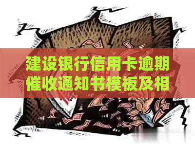 建设银行信用卡逾期通知书模板及相关内容解析