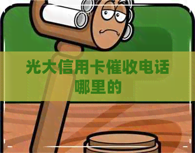 光大信用卡电话哪里的