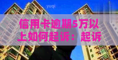 信用卡逾期5万以上如何起诉：起诉流程、时间与后果解析