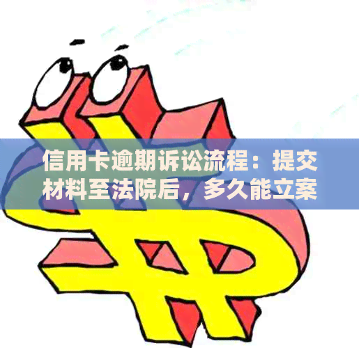 信用卡逾期诉讼流程：提交材料至法院后，多久能立案？