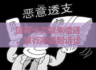 信用卡欠款未偿还，银行未提起诉讼的解决策略和建议