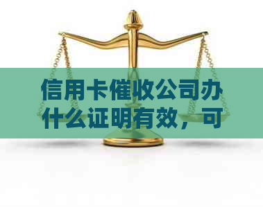 信用卡公司办什么证明有效，可以起诉吗？