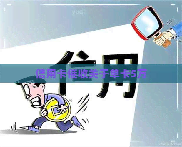 信用卡关于单卡5万