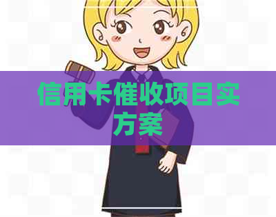 信用卡项目实方案