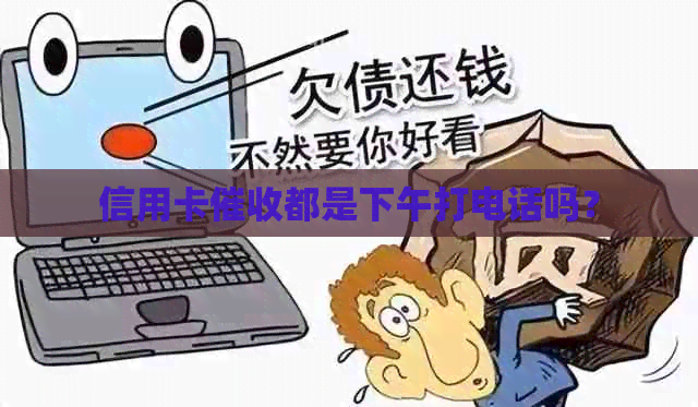 信用卡都是下午打电话吗？