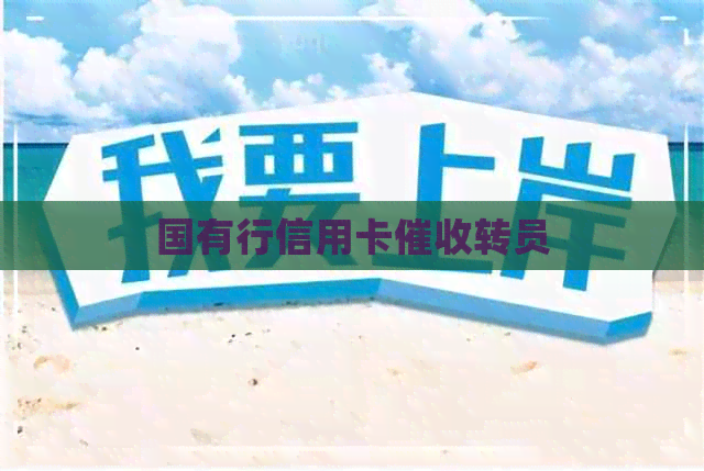 国有行信用卡转员