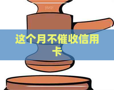 这个月不信用卡