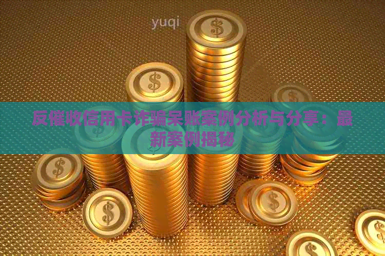 反信用卡诈骗呆账案例分析与分享：最新案例揭秘