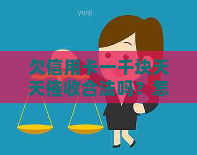 欠信用卡一千块天天合法吗？怎么办？安全吗？