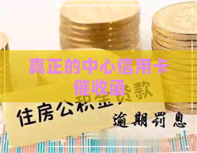 真正的中心信用卡函