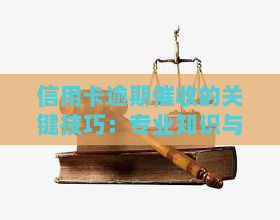 信用卡逾期的关键技巧：专业知识与素质必备
