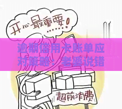 逾期信用卡账单应对策略：老婆说错话引发的处理困惑解答