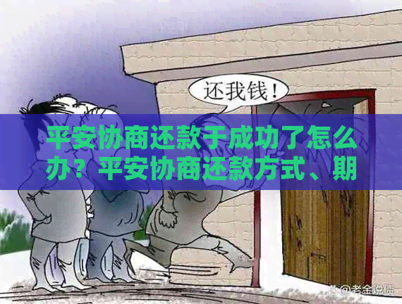 平安协商还款于成功了怎么办？平安协商还款方式、期数及详情。