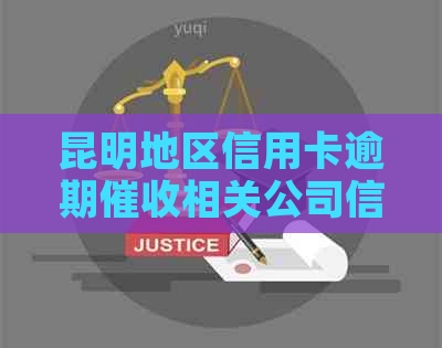 昆明地区信用卡逾期相关公司信息汇总