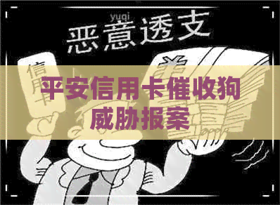 平安信用卡狗报案