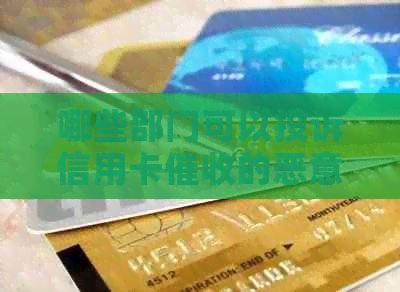 哪些部门可以投诉信用卡的恶意行为？如何避免逾期并合理使用信用卡？