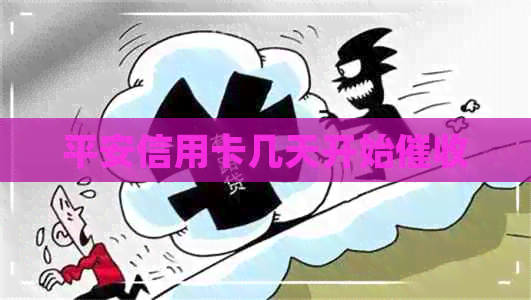 平安信用卡几天开始