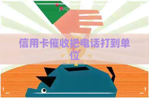 信用卡把电话打到单位
