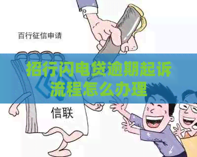 招行闪电贷逾期起诉流程怎么办理