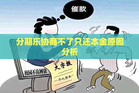 协商不了只还本金原因分析