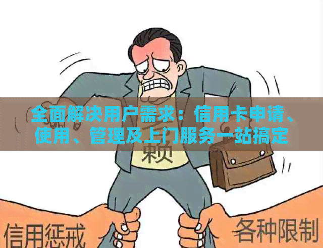 全面解决用户需求：信用卡申请、使用、管理及上门服务一站搞定