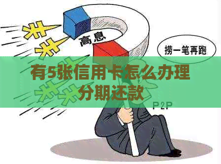 有5张信用卡怎么办理分期还款