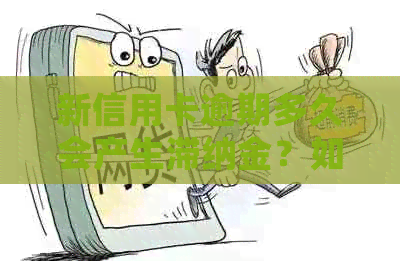 新信用卡逾期多久会产生滞纳金？如何避免高额利息和罚款？